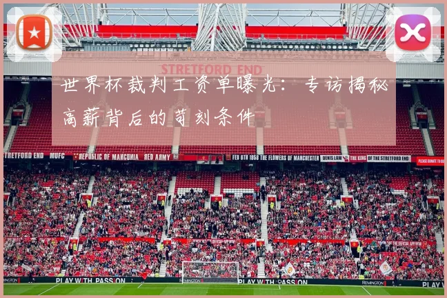 世界杯裁判工资单曝光:专访揭秘高薪背后的苛刻条件